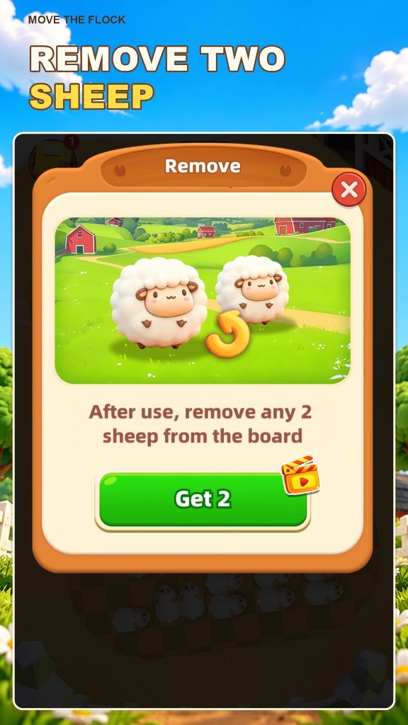 Remove Two Sheep helper — clear a pair stuck on the board